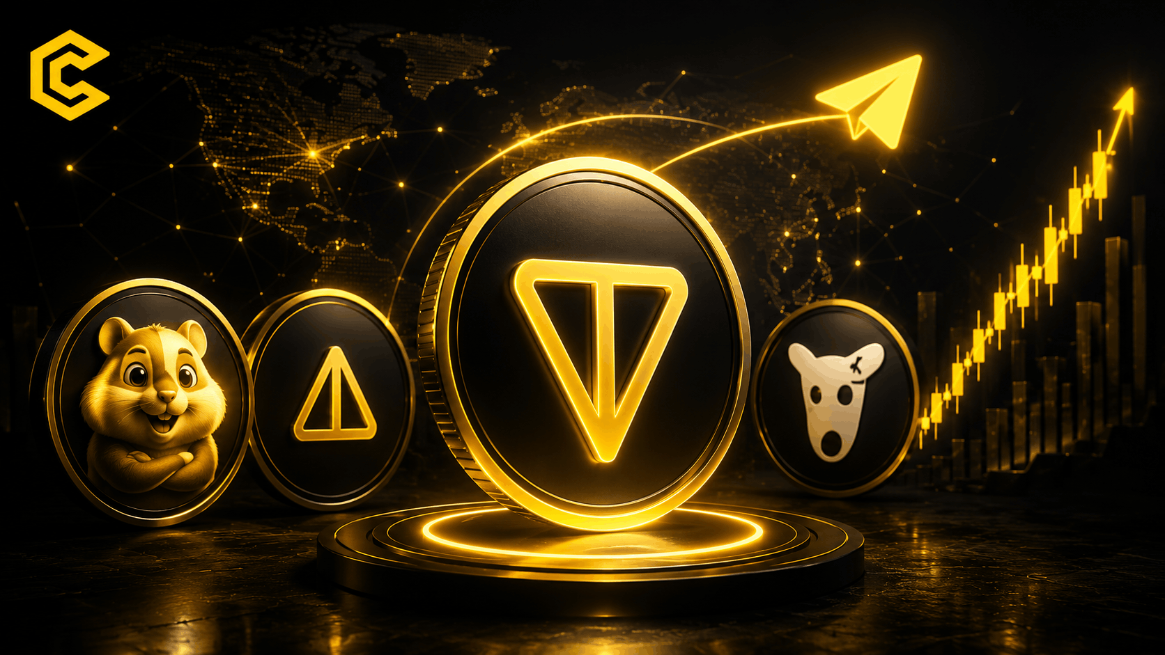 TON Network Anniversary Fuels Interest in Telegram Tokens as Hamster Kombat and Notcoin Rally